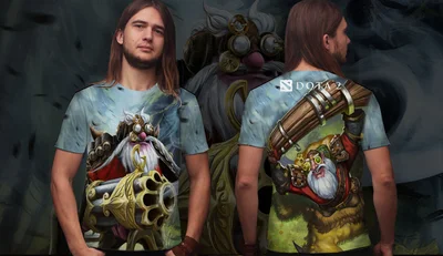 Футболки с полной запечаткой: дота sniper2